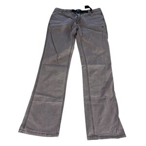 Gramicci Pants Womens Size 4 Gray Elastic Waist Belt Outdoor Hiking Gorpcore